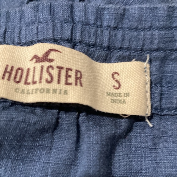 80’s Hollister Blue Button Up Adjustable straps w/ adjustable waist draw… - Picture 7 of 7